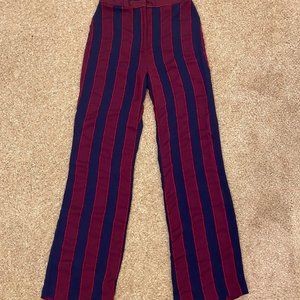 High-rise Striped Trousers